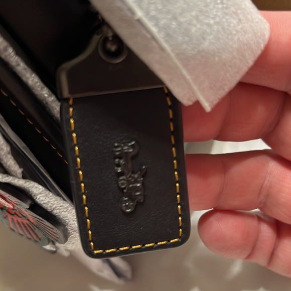 NWT Coach Tea Rose Saddle Bag 23 - Picture 3 of 6